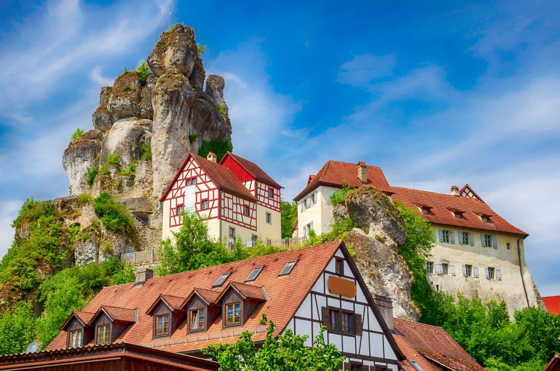 <p>The village of Tüchersfeld in the Püttlach valley amazes with its cluster of half timber-framed houses, set as if glued onto the rocks.</p><p>You may also like:<a href="https://www.starsinsider.com/n/227485?utm_source=msn.com&utm_medium=display&utm_campaign=referral_description&utm_content=481885v1en-us"> The dark secrets zoos don't want you to know about</a></p>