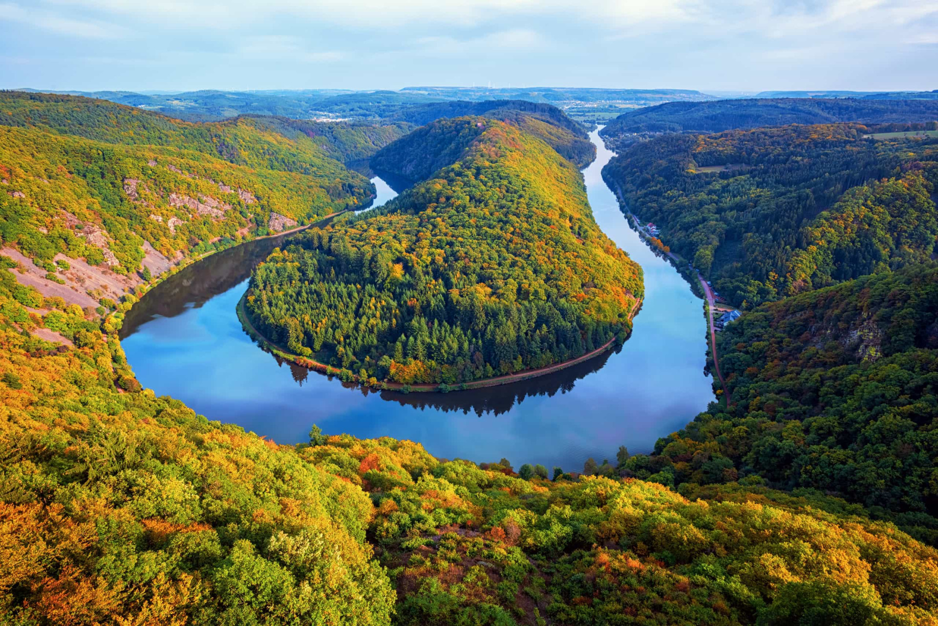 <p>The Saar <a href="https://www.starsinsider.com/travel/466663/exploring-europes-greatest-rivers" rel="noopener">River</a> pursues a winding course through the countryside of Saarland to create this outstanding natural feature, a hairpin 180-degree bend known as the "Saar Loop."</p><p>You may also like:<a href="https://www.starsinsider.com/n/405984?utm_source=msn.com&utm_medium=display&utm_campaign=referral_description&utm_content=481885v1en-us"> The stupidest excuses for war in history</a></p>
