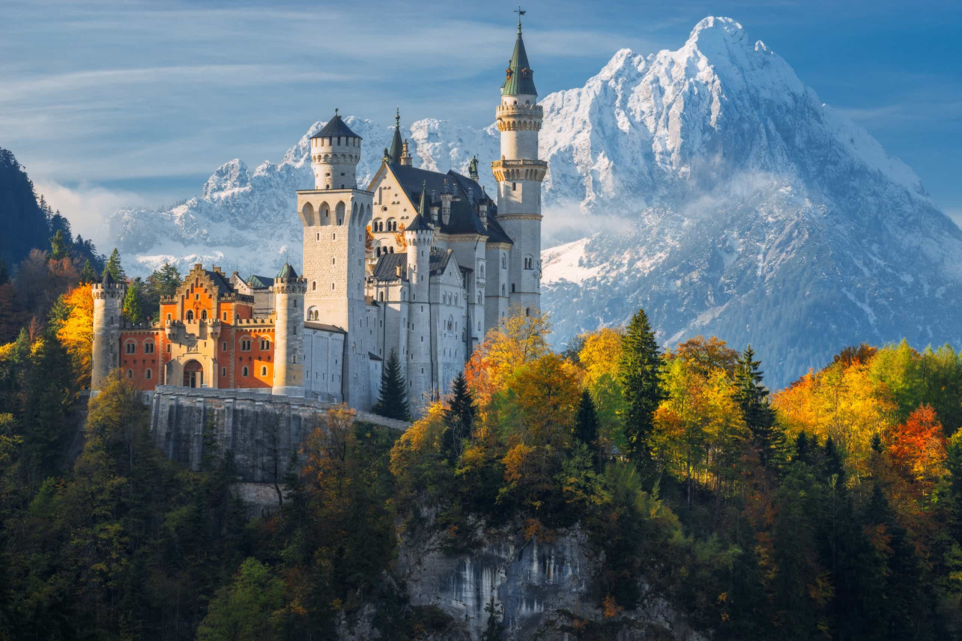 <p>Dating back to 1886, Neuschwanstein sits on a clifftop above the village of Hohenschwangau near Fussen in southwest Bavaria. Its spires and ornamental turrets served as inspiration for the Sleeping Beauty Castle at Disneyland.</p><p><a href="https://www.msn.com/en-us/community/channel/vid-7xx8mnucu55yw63we9va2gwr7uihbxwc68fxqp25x6tg4ftibpra?cvid=94631541bc0f4f89bfd59158d696ad7e">Follow us and access great exclusive content every day</a></p>