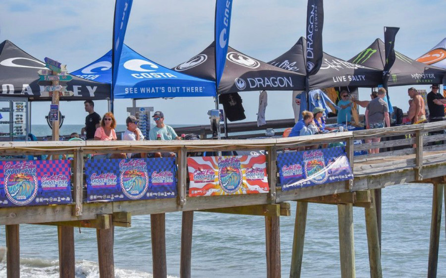 The Coastal Edge Shoot the Pier surf contest gets underway after