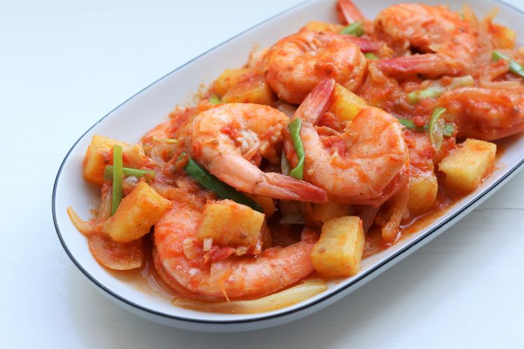 Resep Udang Asam Manis Enak, Trik Bumbu Lezat Tanpa Minyak