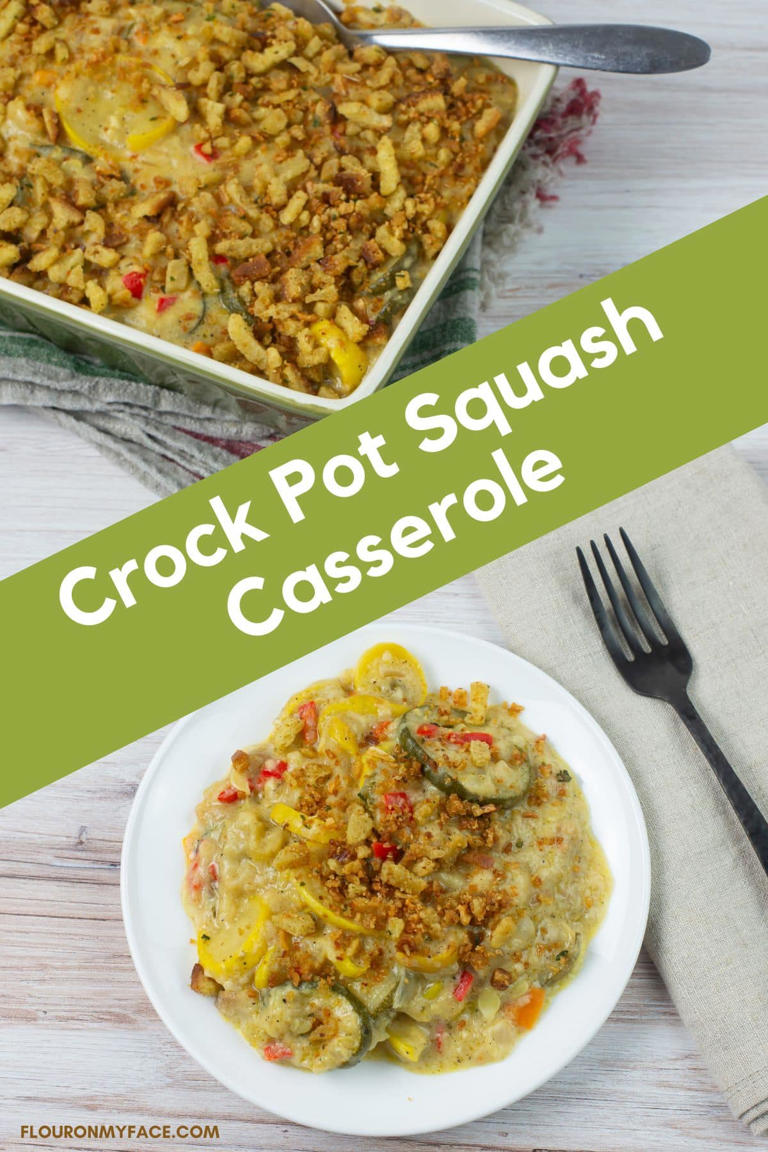 Crock Pot Squash Casserole