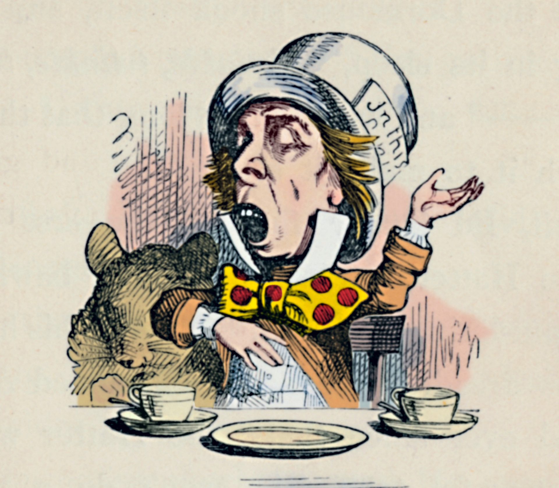 <p>The Mad Hatter is one of the story's most endearing characters, though Carroll refers to him simply as "the Hatter." The expression "mad as a hatter" is based on the real-life practices of hatters beginning in the 17th century. The process used to make their hats involved working with mercury, a poison that can induce neurological and behavioral disorders.</p><p><a href="https://www.msn.com/en-us/community/channel/vid-7xx8mnucu55yw63we9va2gwr7uihbxwc68fxqp25x6tg4ftibpra?cvid=94631541bc0f4f89bfd59158d696ad7e">Follow us and access great exclusive content every day</a></p>