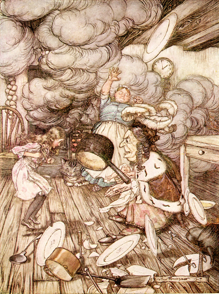 <p>Carroll returns again and again to the subject of food in 'Alice's Adventures in Wonderland.' The Cook has a tendency to use too much pepper for her pepper soup. She also likes to throw things at the Duchess and her baby, and also targets Alice. "Maybe it's always pepper that makes people hot-tempered," Alice later surmises.</p><p>You may also like:<a href="https://www.starsinsider.com/n/338274?utm_source=msn.com&utm_medium=display&utm_campaign=referral_description&utm_content=558001en-en"> The most mysterious and intriguing disappearances in history</a></p>