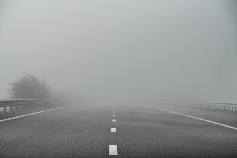 Conducir con niebla dificulta la visibilidad