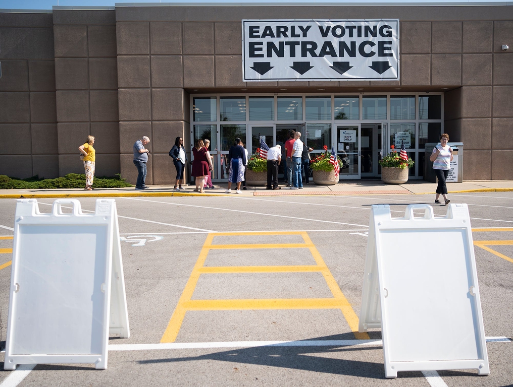 Ohio early voting begins for issue 1 relating to proposed amendments to