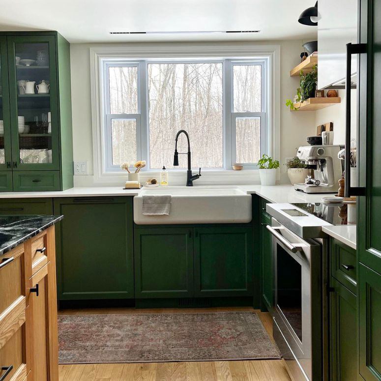 The Best Green Kitchen Designs For Your Next Reno
