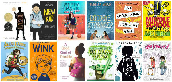 What are the best middle grade books for middle schoolers about life in middle school? Life in middle school isn't easy. Kids experience lots of different things in middle school, but one thing is for sure, middle school life is going to be full of ups and downs.