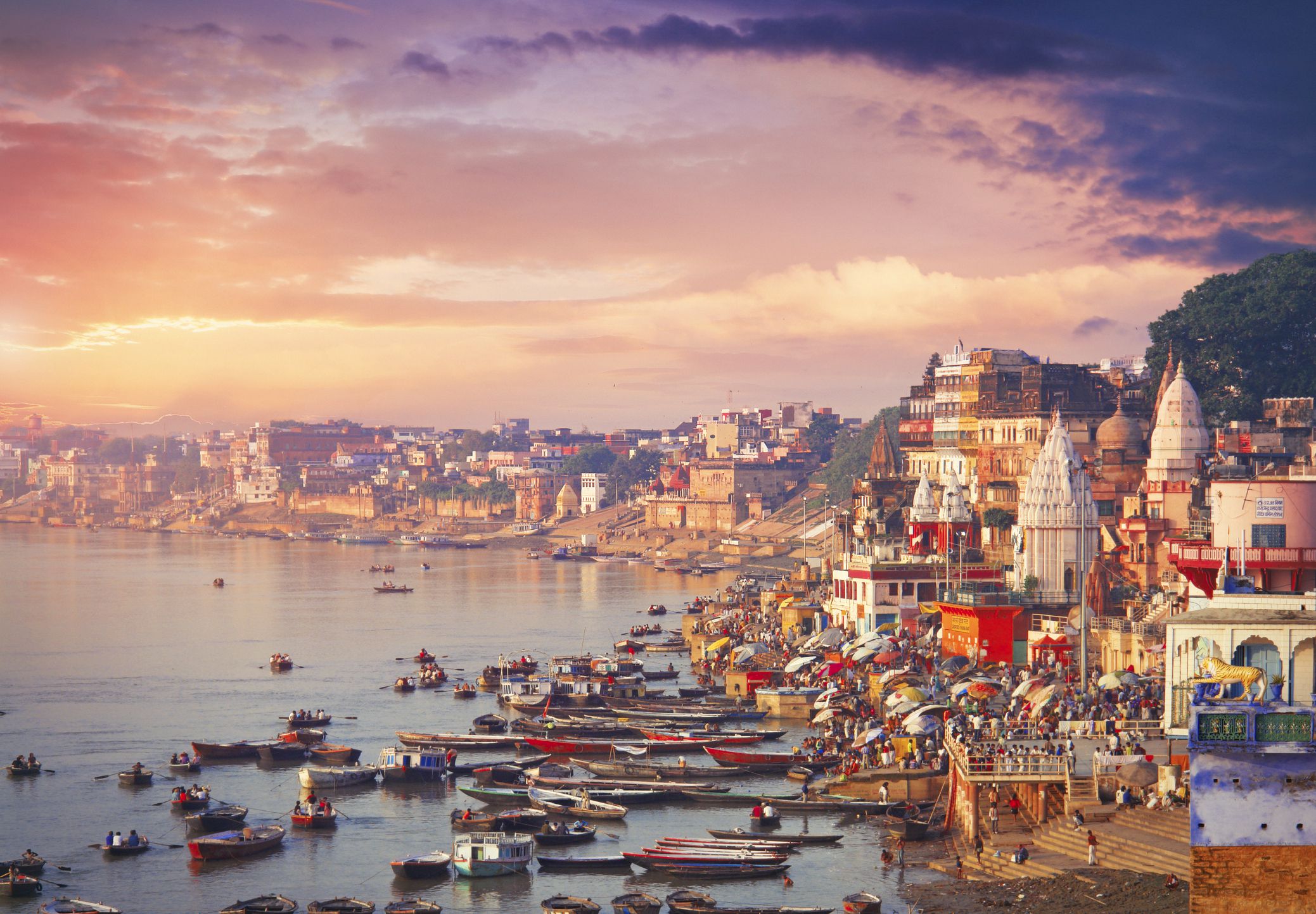 <p>Last but not least on our list of the world’s most incredible spiritual destinations is Varanasi in India. Settled over 4,000 years ago, Varanasi is thought to be the world’s oldest city.</p><p>The spiritual heart of India, Varanasi is a hub of Hindu devotion and spirituality. Pilgrims come to bathe in the Ganges, offer prayers, and even cremate their dead.</p><p>Buddhists believe this is where Buddha gave his first sermon, so it’s also a powerful place for the Buddhist religion.</p><p>As a visitor, it’s incredible to witness the aarti ceremony at night, where the sadhus show their devotion by lifting flaming lamps and swinging incense in a powerful ritual.</p>