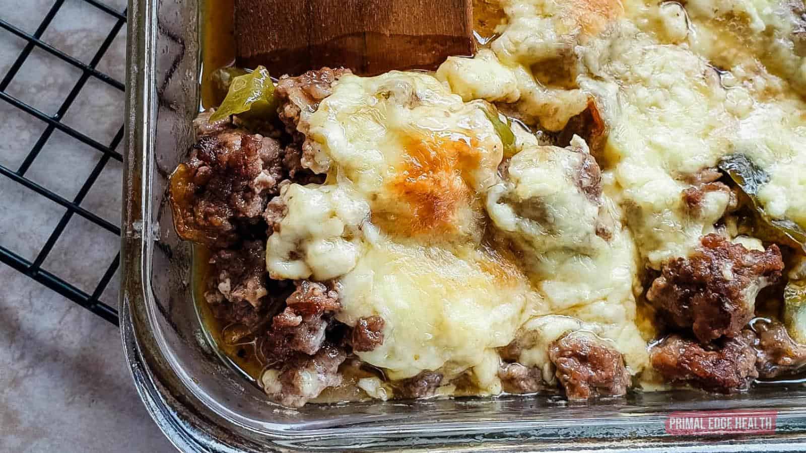<p>Indulge in the iconic flavors of a Philly cheesesteak with this easy and quick casserole. Packed with tender beef, green bell peppers, and melted cheese, this dish is a delicious twist on a classic favorite.<br><strong>Get the Recipe: </strong><a href="https://www.primaledgehealth.com/keto-philly-cheesesteak-casserole/?utm_source=msn&utm_medium=page&utm_campaign=msn">Philly Cheesesteak Casserole</a></p>
