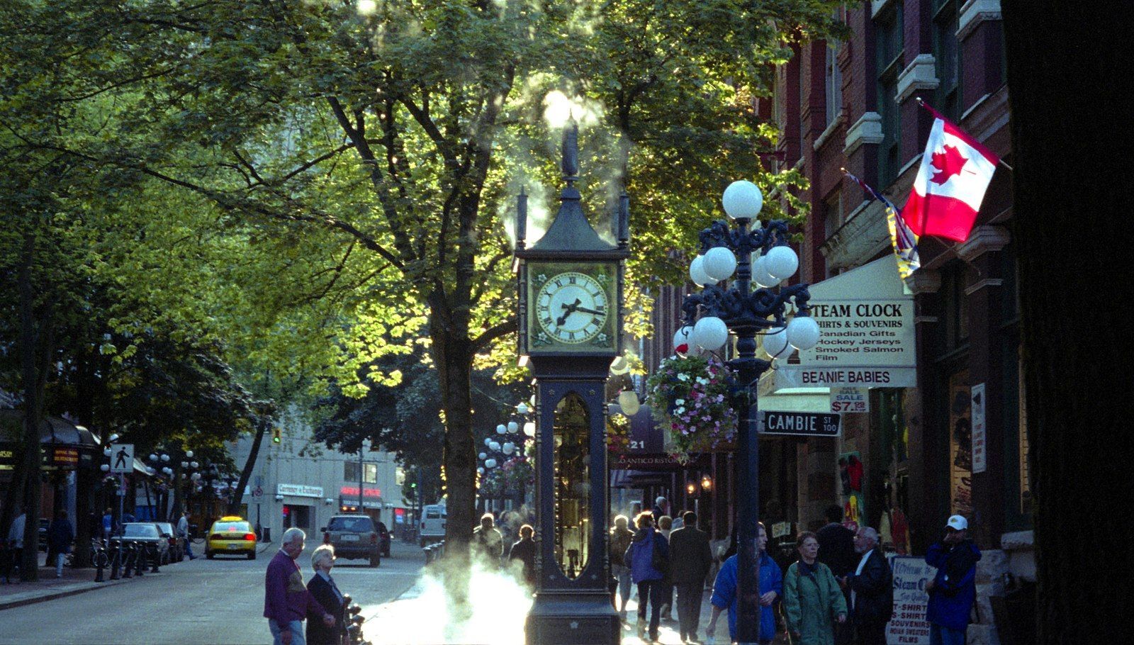 <p>A stroll through Vancouver’s historic Gastown wouldn’t be complete without a visit to the <a href="https://commons.bcit.ca/evolution1079/2022/05/10/gastowns-jewel-the-gastown-steam-clock/">Steam Clock</a>. Treating tourists, including the cruise ship crowds, to a whistle and steam show every 15 minutes, this tourist attraction is a charmer. While it’s among the six working steam clocks around the world, it lacks the historical significance of an iconic landmark. In the 1970s, this steam clock was actually built to deter unhoused people from sleeping on the warm grates it stands on in the winter months. Resembling New York or Toronto’s Flat Iron buildings, Hotel Europe in Gastown might be an alternative, as this heritage building has a fascinating history that includes <a href="https://www.ghostsofvancouver.com/haunted-locations/hotel-europe/">ghosts</a>.</p>