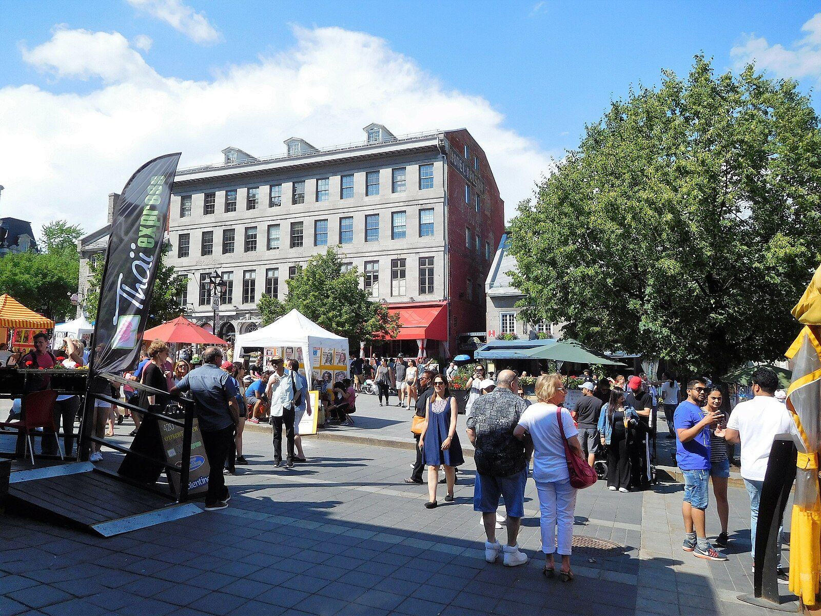 <p>In the heart of Montreal’s historic neighbourhood is <a href="https://www.mtl.org/en/what-to-do/heritage-and-architecture/place-jacques-cartier-and-place-de-la-dauversiere">Place Jacques-Cartier</a>; built in the first part of the 19th century, it sits on an archeological site where people gathered for many years prior to the construction of this concrete square. A picturesque spot to meet up with friends, it's more of a crossing ground rather than a place to hang out, as the cost of anything in and around this Canadian tourist trap is double what you’ll pay anywhere else in the city. Snap some selfies, bring your own snack, and move on to see the other stunning sites in <a href="https://theculturetrip.com/north-america/canada/articles/the-top-10-things-to-do-and-see-in-old-montreal/">Old Montreal</a>. </p>