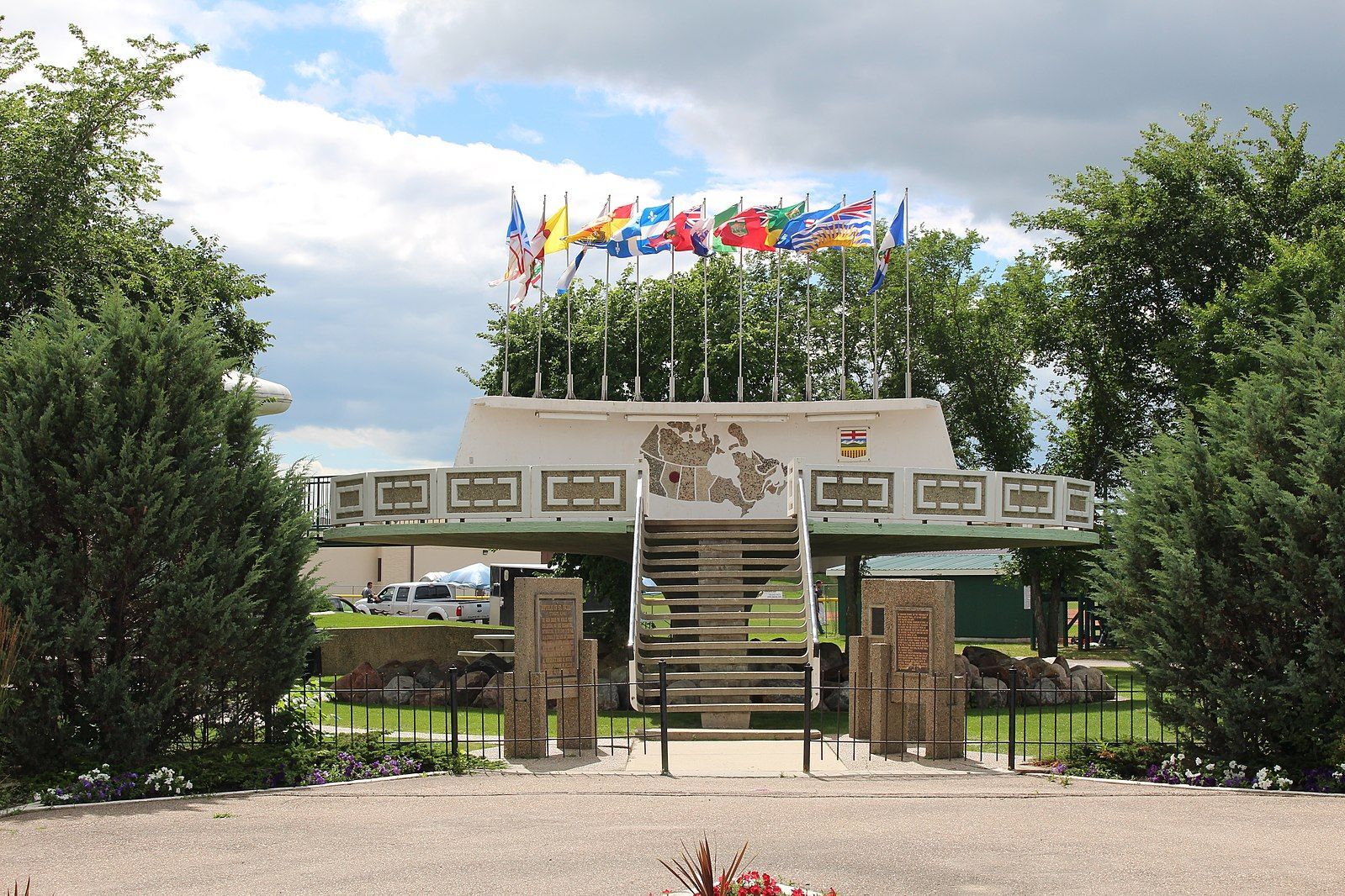 <p>Backed by the Government of Canada when it was first built in 1967, the <a href="https://www.stpaul.ca/visitors/ufo-landing-pad">UFO Landing Pad</a> sits in the town of St. Paul. While it’s become a symbol of unity and acceptance, the history behind <a href="https://www.cbc.ca/arts/for-canada-s-centennial-the-alberta-town-of-st-paul-built-a-ufo-landing-pad-but-why-1.5772557">why exactly it was built is unclear</a>. The gift shop might be more of a draw than the actual site itself, offering items from local artisans. Once you’ve grabbed a souvenir and a selfie, perhaps checking out the town’s museum across the way might make this experience more than just a roadside stop.</p>