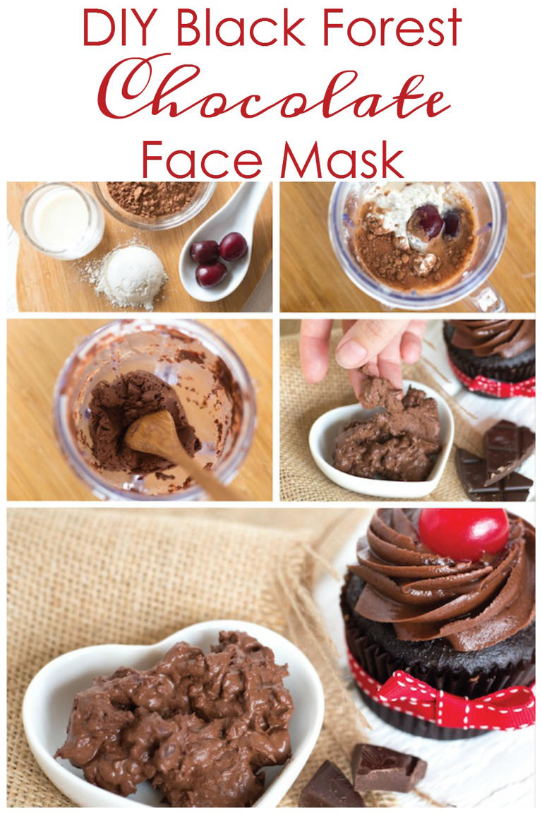 How to Make a DIY Black Forest Chocolate Face Mask