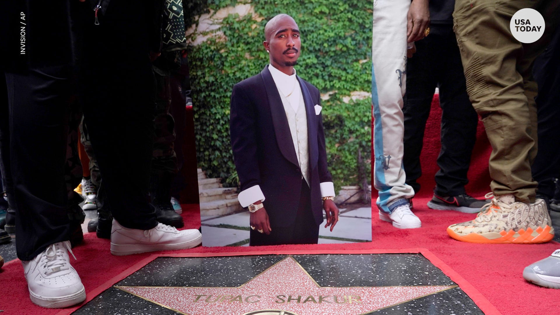 Late rapper <a href="https://www.usatoday.com/story/entertainment/music/2023/06/07/watch-tupac-shakur-hollywood-walk-of-fame-ceremony/70298424007/">Tupac Shakur</a> received his star on the Hollywood Walk of Fame on June 7, 2023.