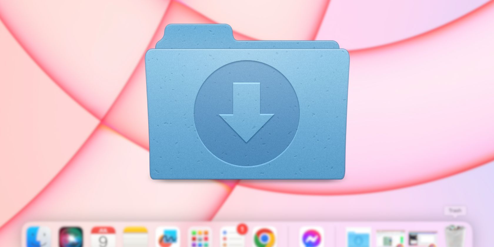 how to put download folder back on mac dock