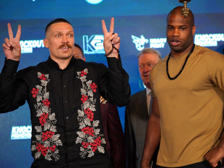 Oleksandr Usyk recites poem and rap as Daniel Dubois vows to 'unleash hell'  on champion