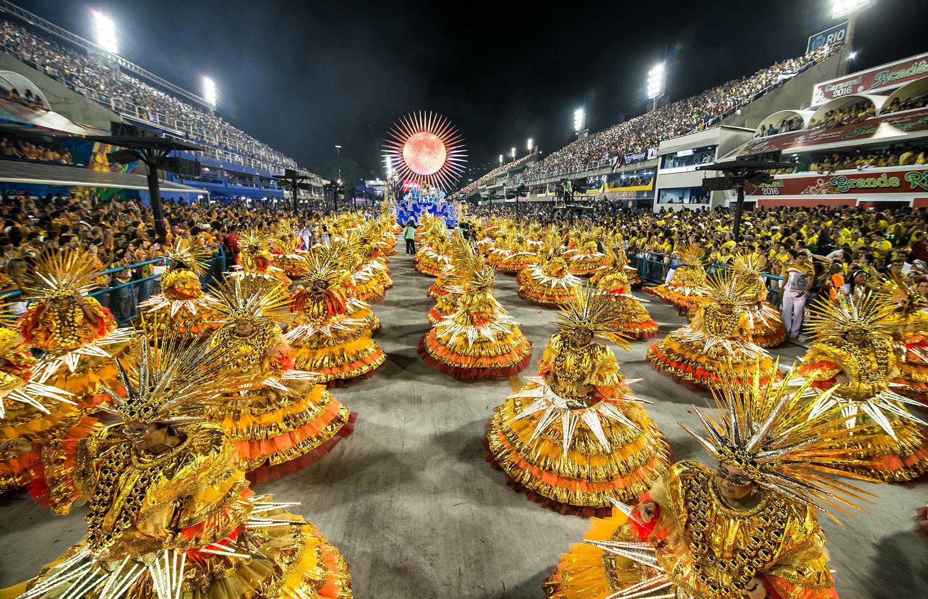 The Brazilians know how to party and each year during Lent, Rio de Janeiro hosts the world's biggest carnival. Take to the streets to watch the parade of colorful floats and samba dancers before heading to one of the clubs to show off your best moves.