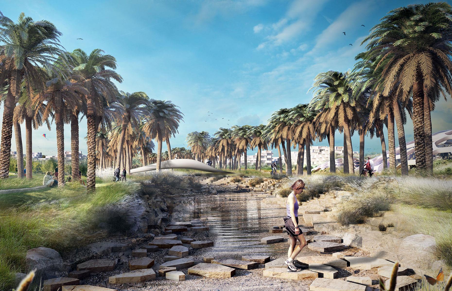 <p>Like XZero City, the megaproject will have a wadi oasis at its heart and feature several hubs. It too will include a green-tech hub, a medical and wellness hub, an education hub, a five-star eco-resort and so on, but obviously on a smaller scale to fit its acreage. Water management will be just as scrupulous, while the city will also be zero-waste.</p>