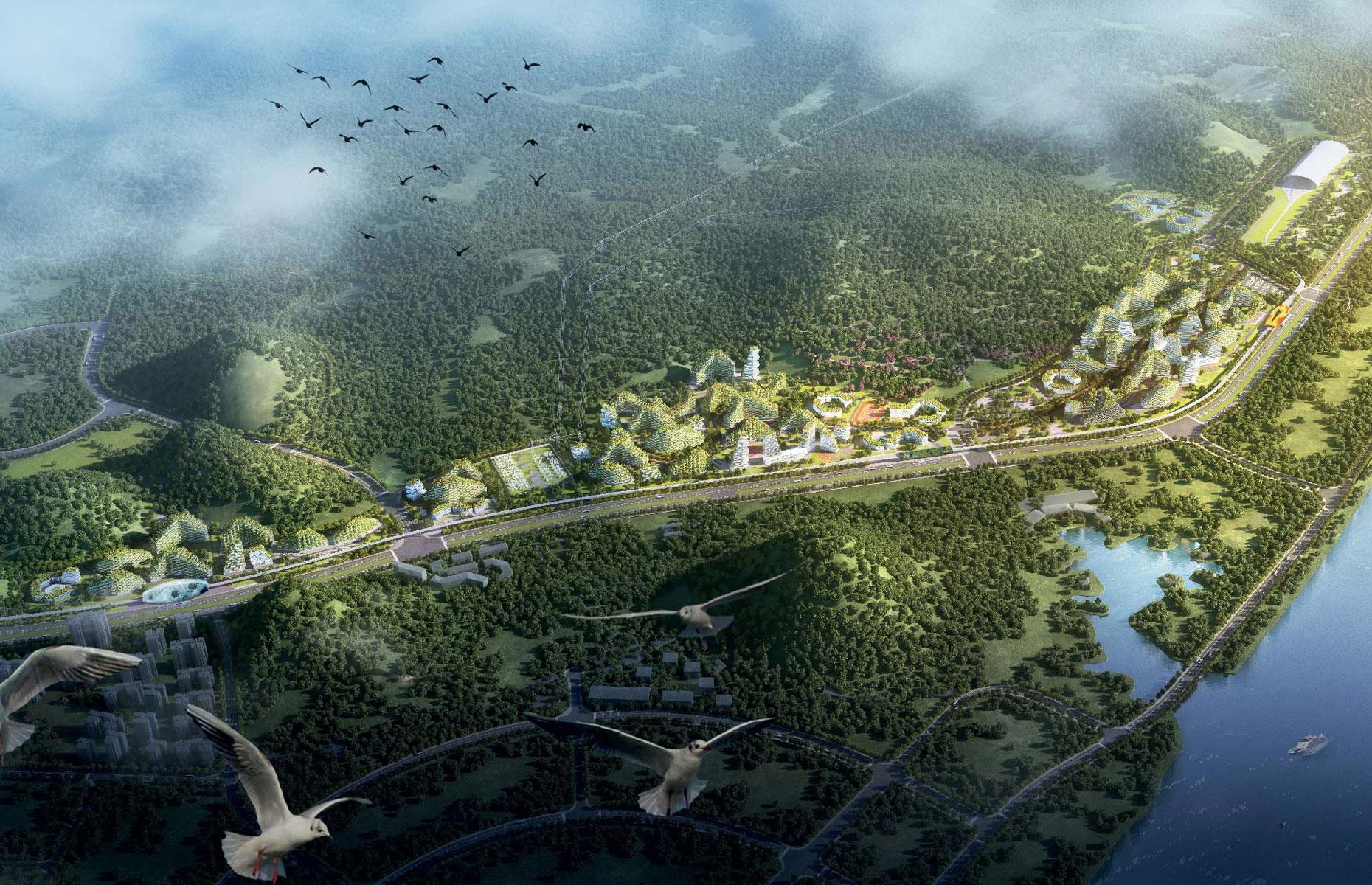 <p>Boeri is having a lot more luck thankfully with <a href="https://www.stefanoboeriarchitetti.net/project/liuzhou-masterplan-2/">Forest City Liuzhou</a>, his urban project in China's Guangxi Province. Conceived in 2016, the master plan has been given the green light and the city is currently under construction. Situated on a 434-acre site along the Liujiang River, the leafy locale will accommodate 30,000 people and feature 40,000 trees, plus a million plants from more than 100 species.</p>