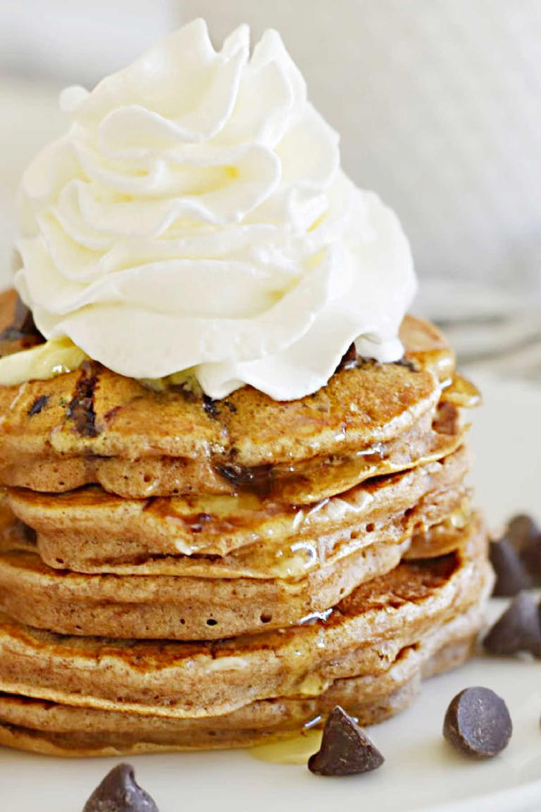 BEST Chocolate Chip Pancakes Recipe