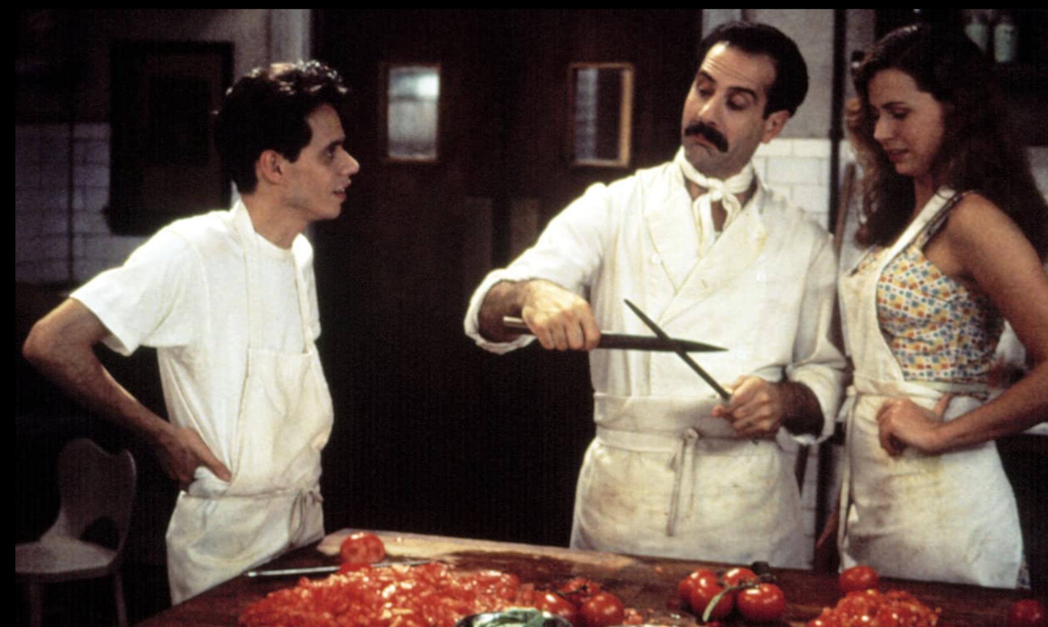<p>Set in the 1950s on the Jersey shore, Stanley Tucci's directorial debut follows two Italian brothers as they navigate the challenges of running their restaurant.  In a last-ditch effort to save the business, they organize a lavish banquet showcasing their culinary skills featuring the showstopping centerpiece dish, "timpano."  The film's attention to detail and mouthwatering visuals make it a treat for foodies.</p>