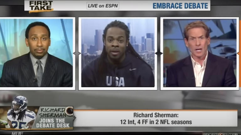 The Last Skip Bayless-Richard Sherman Debate Was a Trainwreck, Caused Bill Simmons to Get Suspended From Twitter