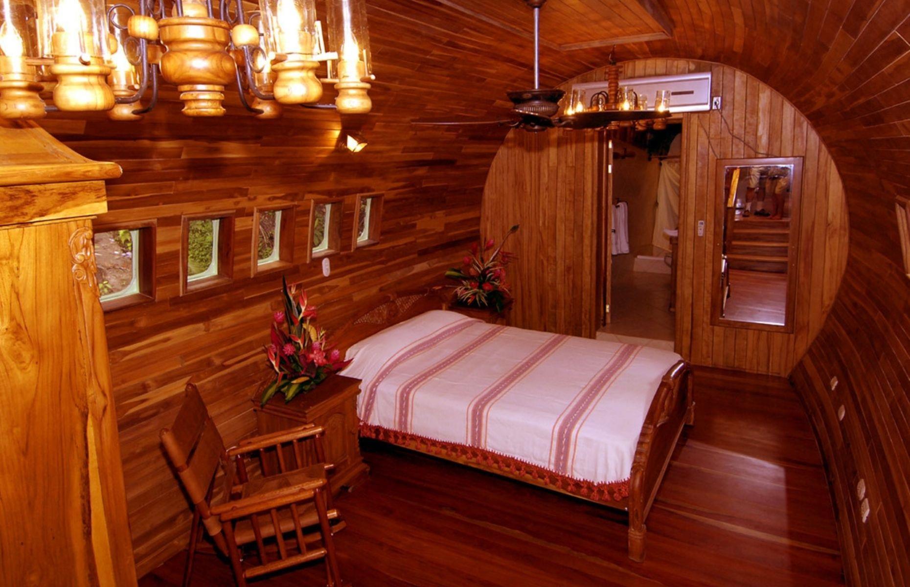 Inside The Abandoned Plane Transformed Into A Cozy Airbnb