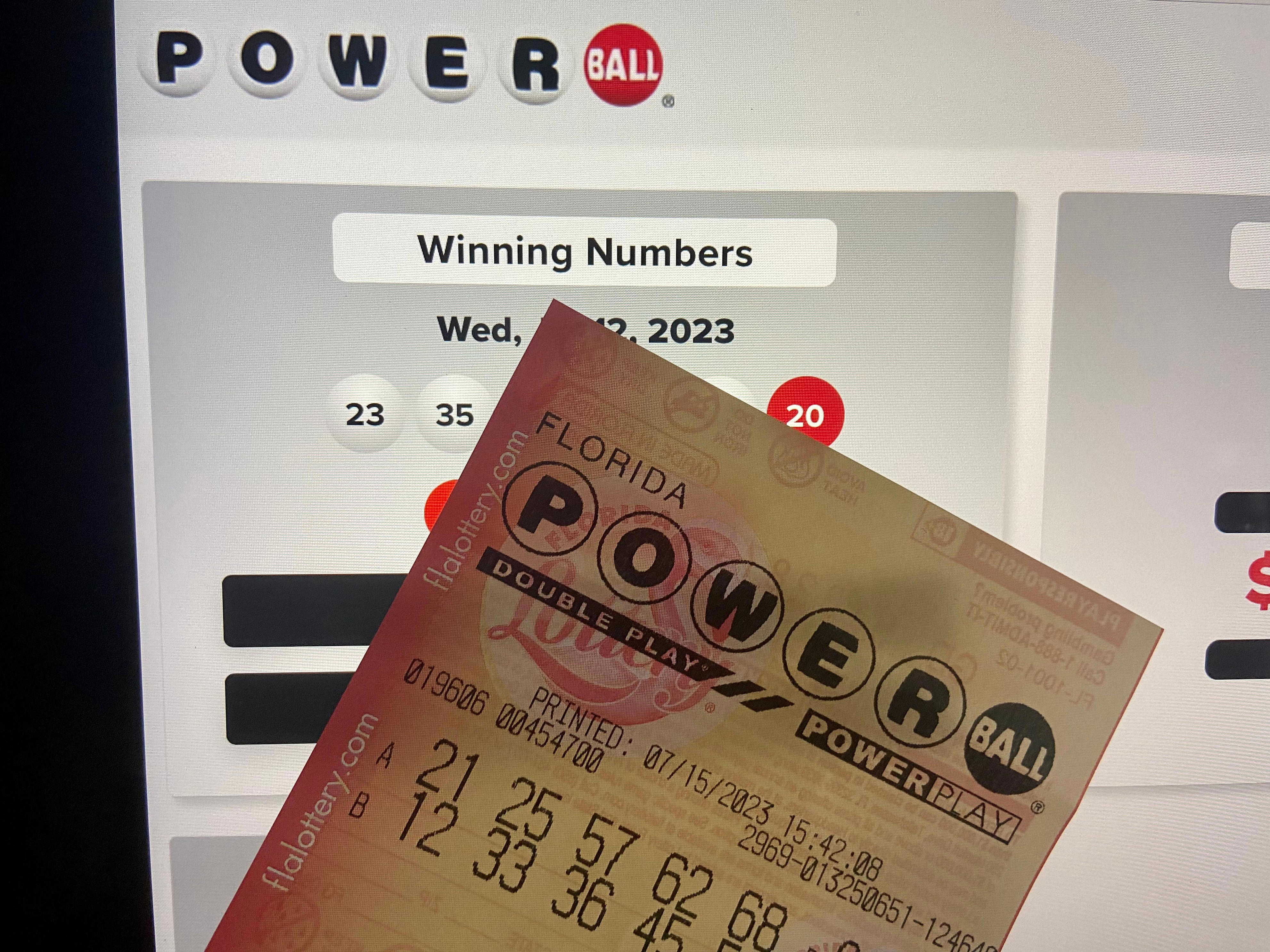 Powerball winning numbers Jan. 13, 2024 for the 77 million jackpot
