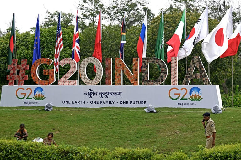 The Indian city of Gandhinagar is hosting meetings of G20 finance ministers and central back governors. Photo: Punit PARANJPE / AFP Source: AFP