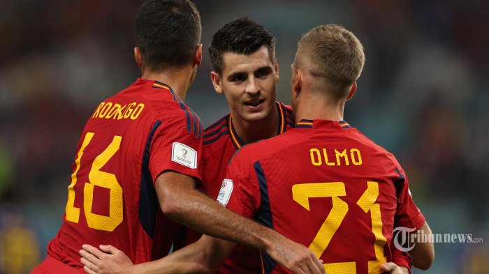 Hasil Grup B Euro 2024: Spanyol Mode Bantai,La Furia Roja Hajar Kroasia ...