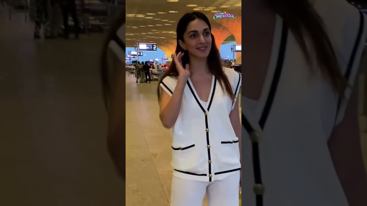 Kiara Advani Amps Up The Airport Look In All White Outfit | Kiara ...