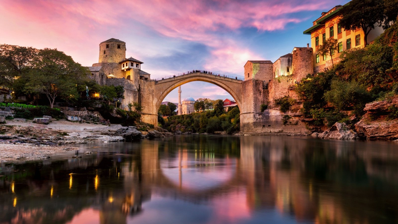 <p>It might be the most photographed attraction in the country, but Mostar's Stari Most (Old Bridge) is more than just a bridge. The original stood for 427 years before being obliterated during the war, only to rise from the ashes in 2004. The bridge defies structural logic, is jaw-dropping in its beauty, and is arguably the great symbol of Bosnia and Herzegovina.</p>