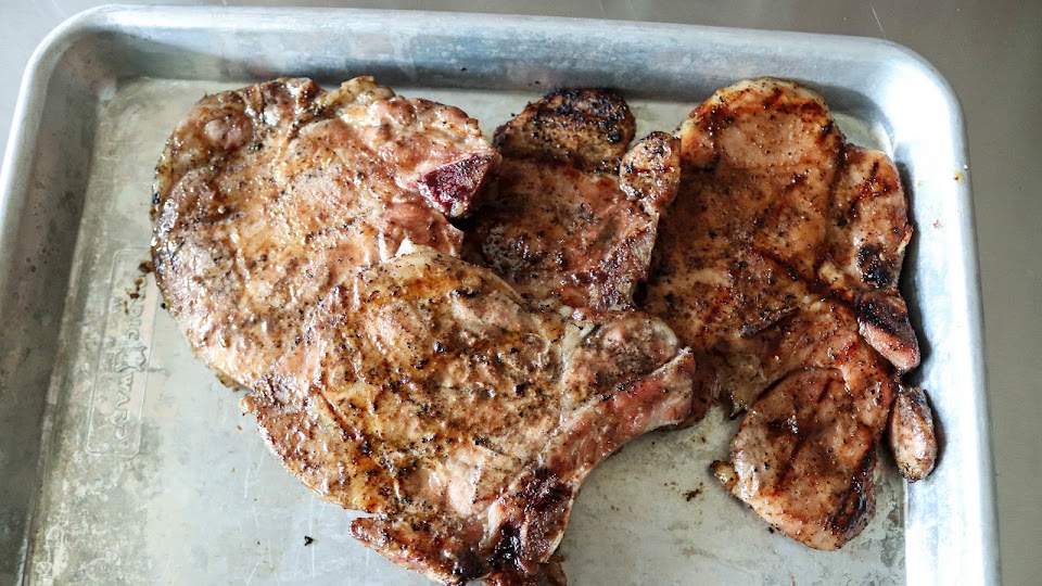 direction photo for Grilled Honey Maple Pork Chops