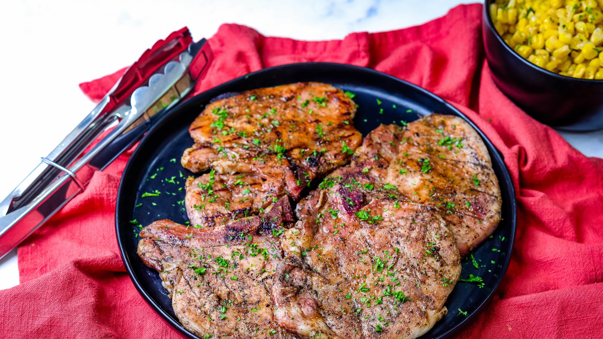 photo of Grilled Honey Maple Pork Chops