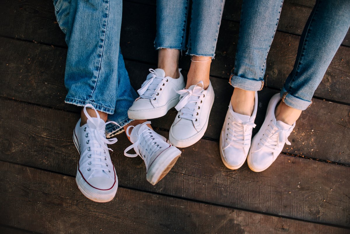 The Simple Steps To Keep White Sneakers Looking Brand New