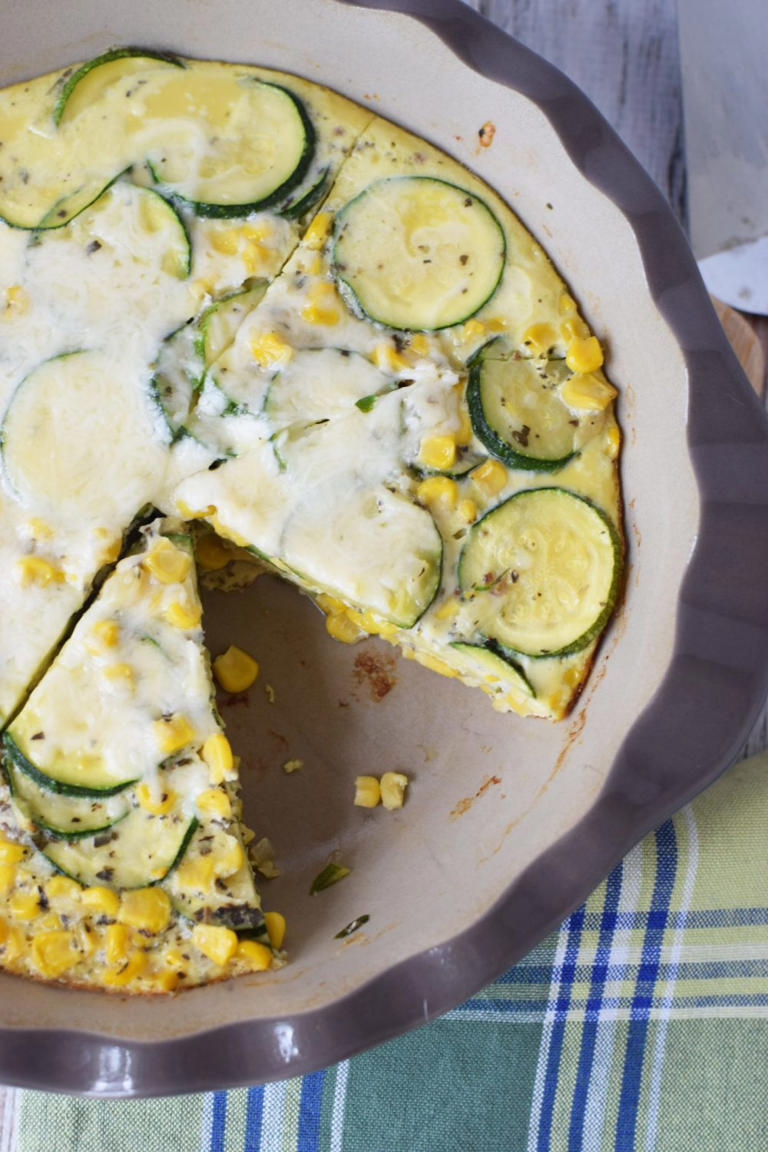 This Cheesy Corn and Zucchini Pie Recipe is the Perfect Side Dish