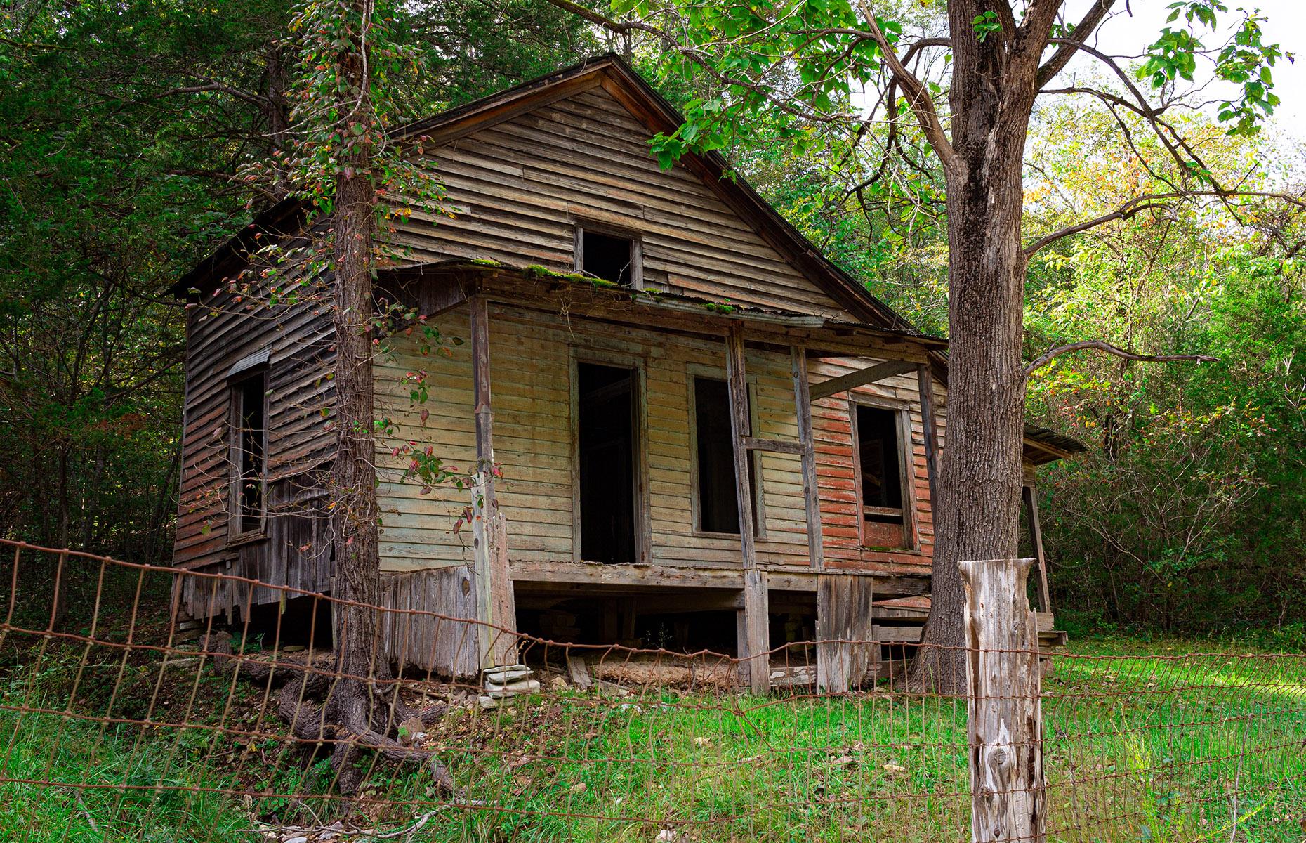 <p>From former tourist resorts with bathhouses and hotels to once-blossoming industrial hubs, Arkansas has its share of interesting ghost towns. Make time for a trip to Rush, a haunting site that now sits on the National Register of Historic Places and is protected as part of the Buffalo National River site. The town first emerged in the 1880s, when zinc ore was struck upon along Rush Creek – however, the mining operation declined and residents had leaked out by the 1960s. Today, curious travelers will find rocky foundations, moldering homesteads and decaying log cabins.</p>