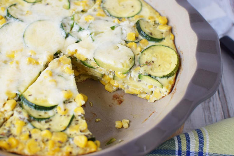 This Cheesy Corn and Zucchini Pie Recipe is the Perfect Side Dish