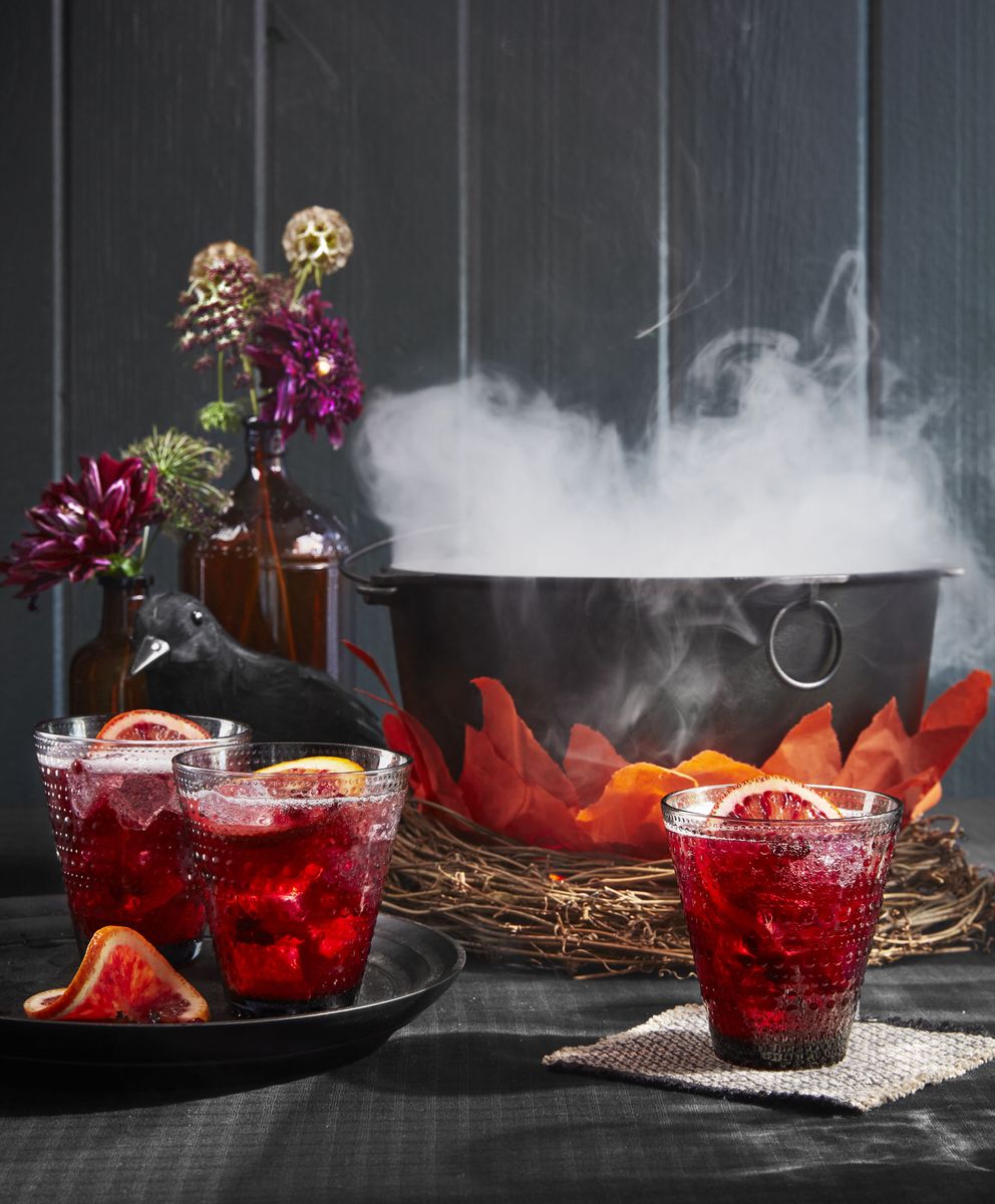 <p>Turning 50 doesn't necessarily have to be a scary, but when the birthday falls around Halloween, celebrate in spooky style with costumes, candy, and cauldrons featuring <a href="https://www.countryliving.com/food-drinks/g2640/halloween-cocktails/">boos (make that booze)</a> aplenty.</p>