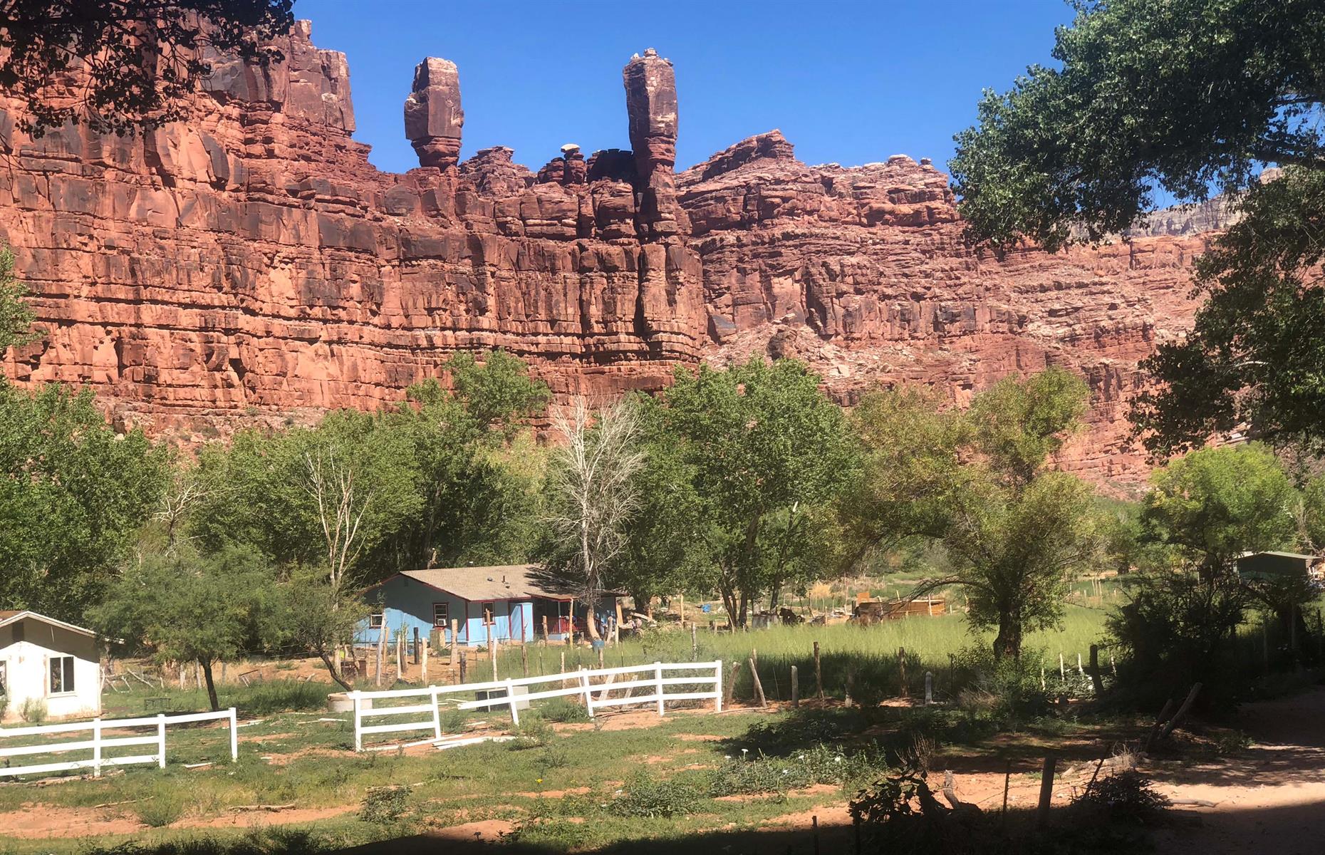 <p>Often <a href="https://www.bbc.com/travel/article/20180222-the-tiny-village-hidden-inside-the-grand-canyon">referred to </a>as the most remote community in the lower 48 states, the secluded community of Supai is located within the Grand Canyon in an area known as Havasu Canyon. Only accessible by helicopter, mule or on foot, it sits eight miles from the nearest road and feels like extreme living at the end of the Earth. </p>