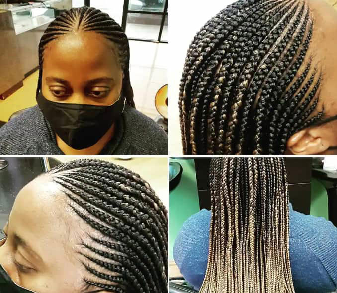 African hair braiding styles Photo: @estherbraids Source: Facebook