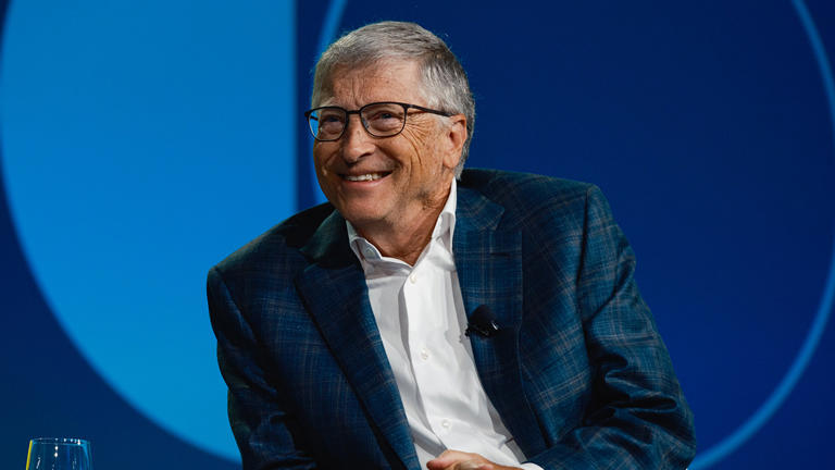 Bill Gates, co-chairman of the Bill and Melinda Gates Foundation, during the EEI 2023 event in Austin, Texas, US, on Monday, June 12, 2023. The event aims to address the major challenges and opportunities facing electric companies today.