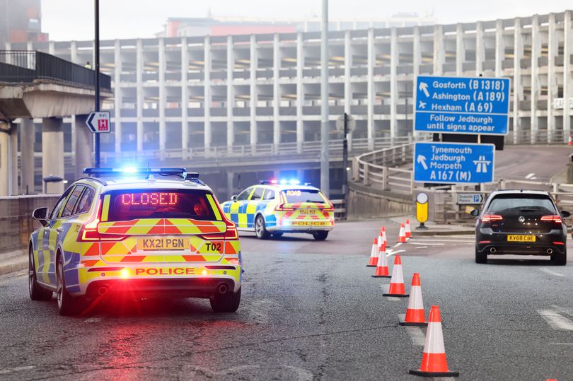 Newcastle's Central Motorway Remains Closed After City Centre Fire ...