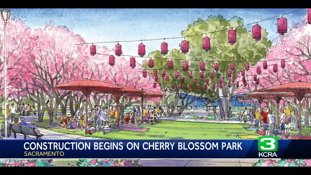 Groundbreaking held for a cherry blossom park in Sacramento