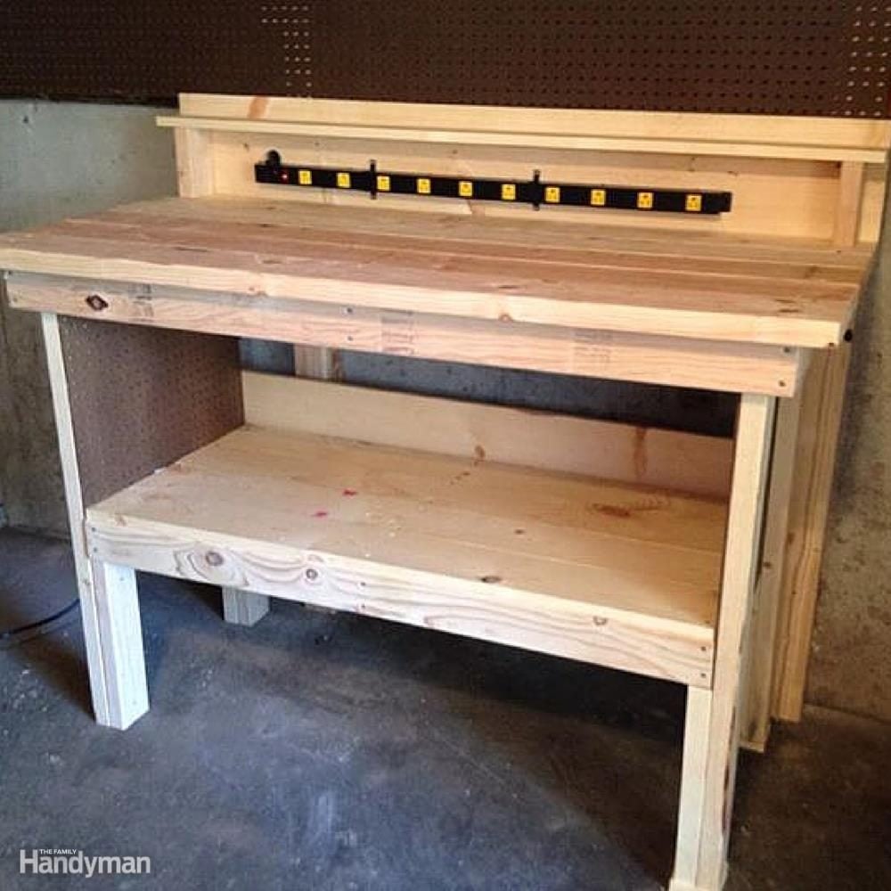 10 Real-life Wood Workbench Plans And Inspiration Photos