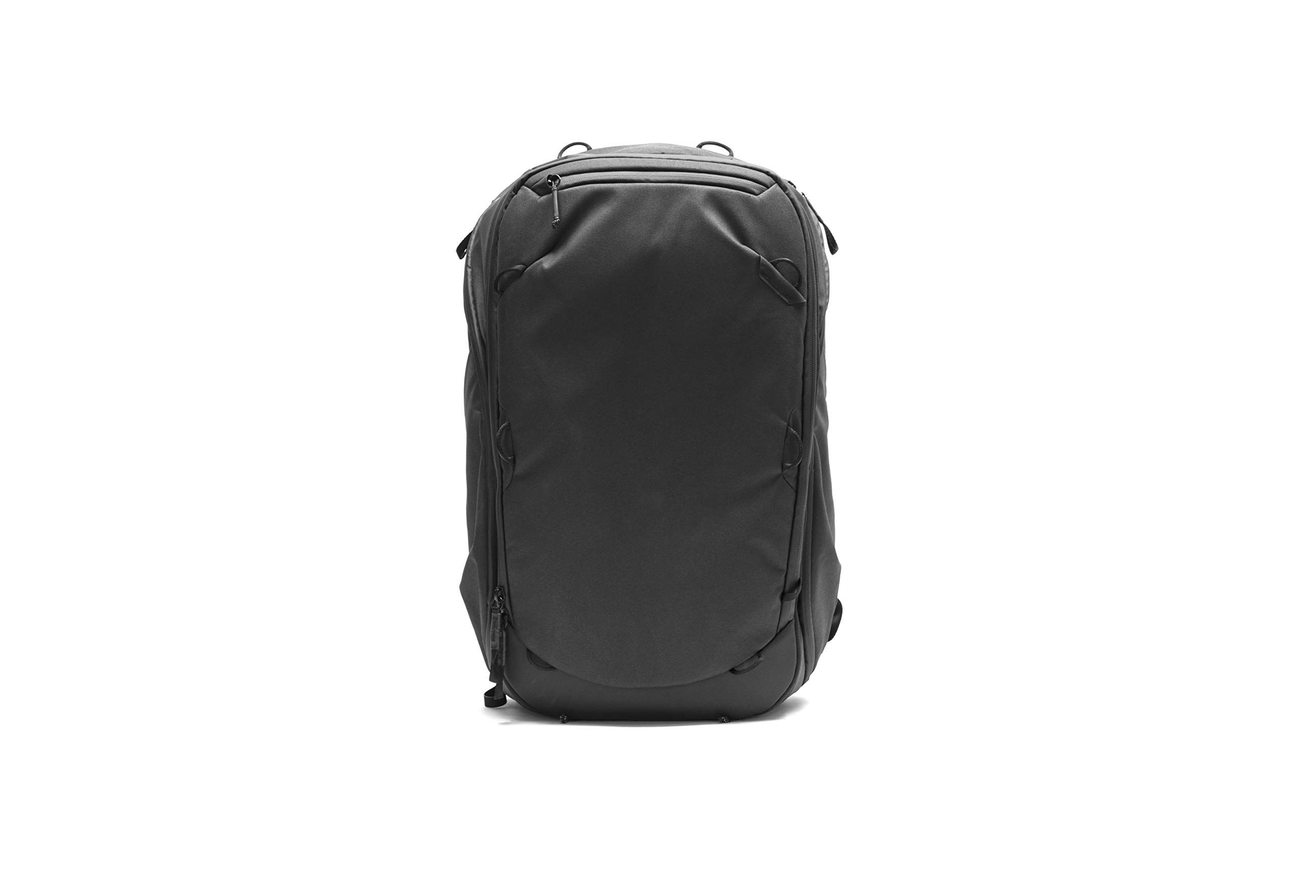 <p><strong>$299.95</strong></p><p>Designed with intention, Peak Design's travel backpack is truly a standout within the industry. <strong>While it's hard to find a travel bag that can tackle all sorts of trips, this one manages to do just that</strong>. It's truly one-of-a-kind and allows you to access your belongings from the front (like a suitcase), the back (like a top-loading traditional backpack) and the sides. </p><p>Compression features allow you to easily convert it from a 30L capacity to a 35L or 45L bag for all your travel needs. The backpack straps can be hidden away to keep it streamlined while using the simple luggage sleeve. The only challenge comes with packing: While the interior is spacious, there aren't too many separate compartments, so if that's important to you, the brand offers a selection of compatible <a href="https://www.amazon.com/Peak-Design-Packing-Cube-Medium/dp/B07GH5M6PF?tag=syndication-20&ascsubtag=%5Bartid%7C10055.g.31673527%5Bsrc%7Cmsn-us">packing cubes</a>, including <a href="https://www.amazon.com/Peak-Design-Camera-Cube-Medium/dp/B07GH3W9QT?tag=syndication-20&ascsubtag=%5Bartid%7C10055.g.31673527%5Bsrc%7Cmsn-us">protective ones</a> for camera equipment.</p>
