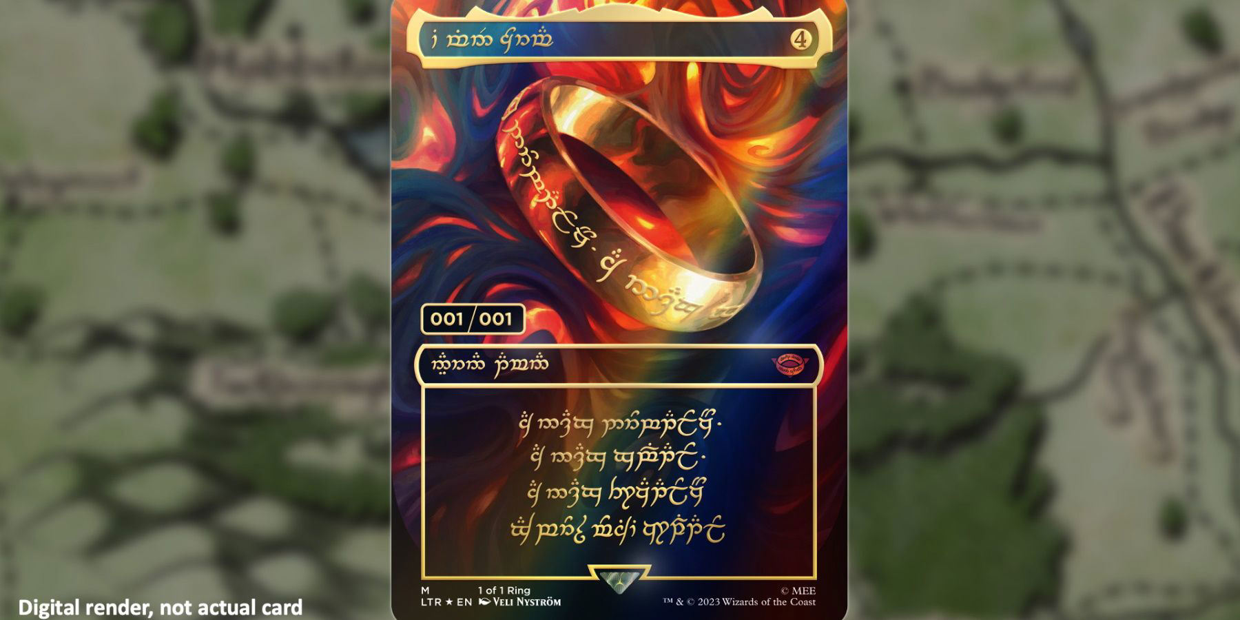 Magic The Gathering's Extremely Rare One Ring LOTR Card Has Been Found