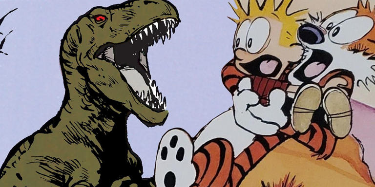 10 Darkest Calvin and Hobbes Comics About Dinosaurs