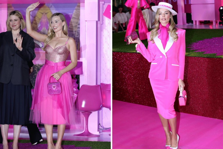 Pretty in Pink! Every Barbie-inspired outfit Margot Robbie has worn